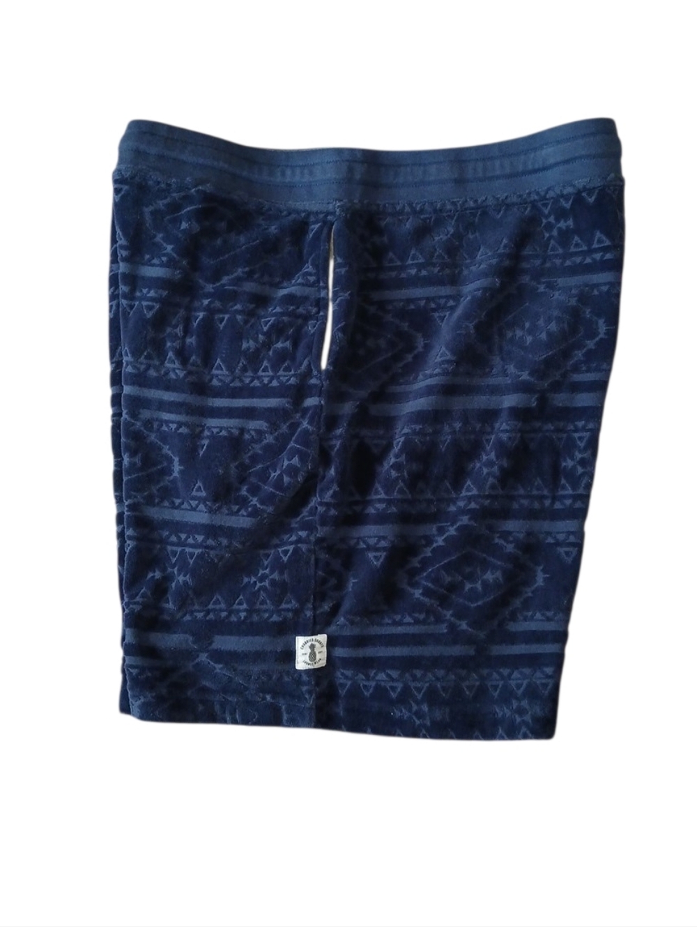 Chubbies Velour Lounge‎ Wear Navy Aztec Pattern 7" Shorts Mens/XXL